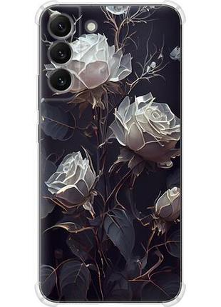 Чехол на samsung galaxy s22 plus розы 2 из силикона fch_0168728