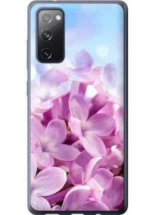 Чехол на samsung galaxy s20 fe g780f сирень из силикона fch_0036884