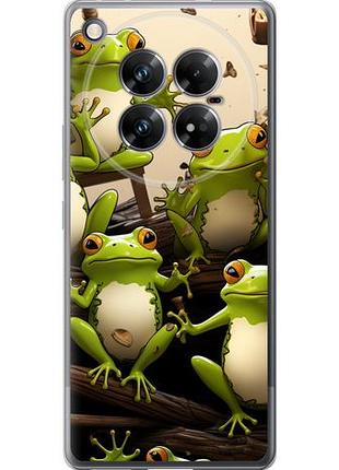 Чехол на infinix zero 40 5g жабки из силикона fch_0171144