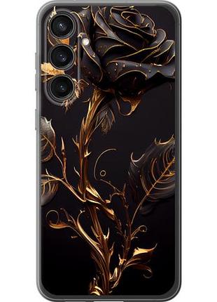 Чехол на samsung galaxy s23 fe роза 3 из силикона fch_0168943