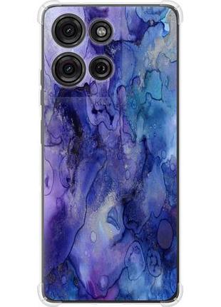 Чехол на motorola moto g75 5g мрамор 7 из силикона fch_0171704