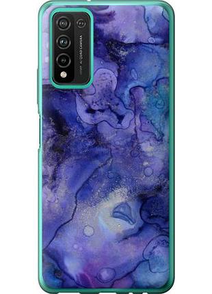 Чехол на huawei honor 10x lite мрамор 7 из силикона fch_0171683