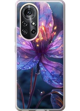 Чехол на huawei nova 8 pro магический цветок из силикона fch_0168862