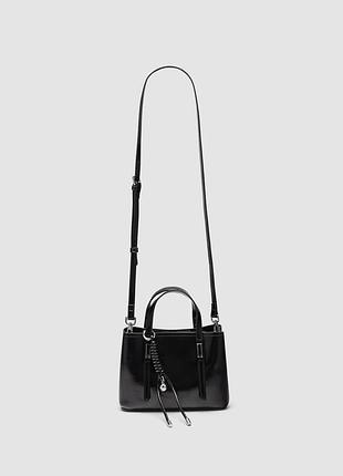 🤍 sablier bag black/silver 2