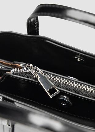 🤍 sablier bag black/silver 3