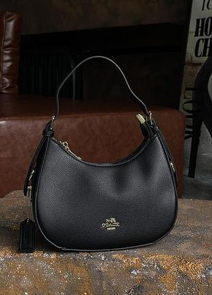 Сумка багет coach kleo черный классический