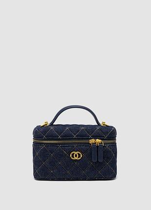 🤍 quinn bag dark denim/gold