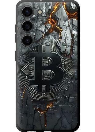 Чехол на samsung galaxy s23 раскаленный биткойн tpu fch_0168602