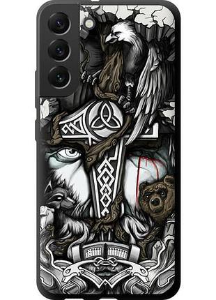Чехол на samsung galaxy s22 plus тату викинг tpu fch_0169008
