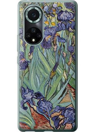 Чехол на huawei nova 9 pro винсент ван гог. ирисы из силикона fch_0169464
