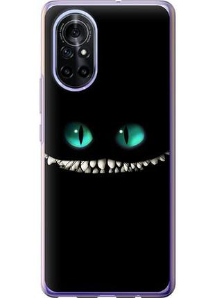 Чехол на huawei nova 8 чеширский кот из силикона fch_0168782