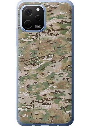 Чехол на huawei nova y61 камуфляж v5 из силикона fch_0169044