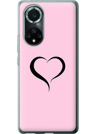 Чехол на huawei nova 9 pro сердце 1 из силикона fch_0168659