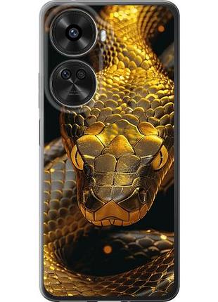 Чехол на huawei nova xiaomi 12 se / nova 11 se golden snake из силикона fch_0169974