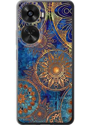 Чехол на huawei nova xiaomi 12 se / nova 11 se золотой узор из силикона fch_0169271