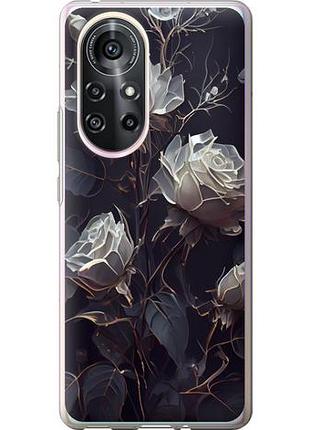 Чехол на huawei nova 8 pro розы 2 из силикона fch_0168708