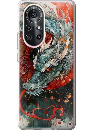 Чехол на huawei nova 8 pro стихия огня из силикона fch_0170563