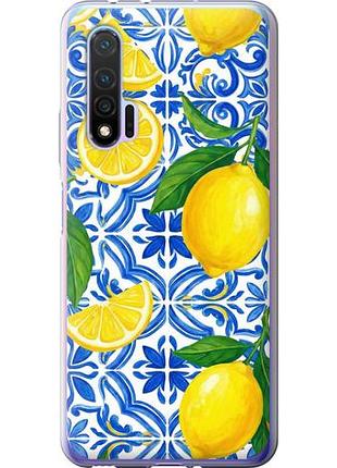 Чехол на huawei nova 6 grocery girl italian summer из силикона fch_0169761