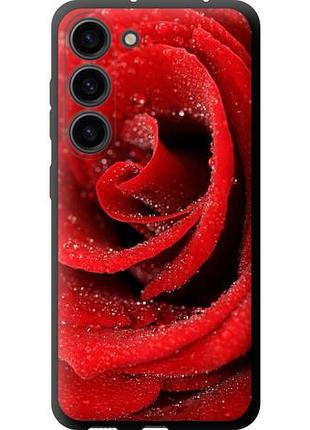 Чехол на samsung galaxy s23 красная роза tpu fch_0169131