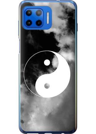 Чехол на motorola moto g plus инь и янь из силикона fch_0169640
