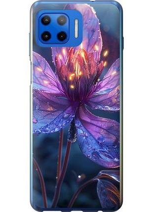 Чехол на motorola moto g plus магический цветок из силикона fch_0168864