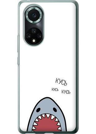 Чехол на huawei nova 9 pro акула из силикона fch_0169992