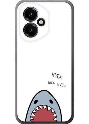 Чехол на huawei honor 400 5g акула из силикона fch_0170000