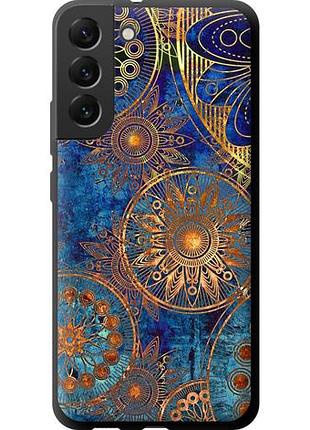 Чехол на samsung galaxy s22 plus золотой узор tpu fch_0169284