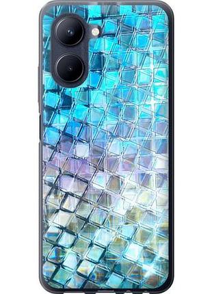Чехол на realme c33 переливающаяся чешуя из силикона fch_0170281