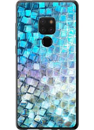 Чехол на huawei mate 20 переливающаяся чешуя из пластика fch_0170265