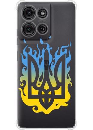 Чехол на motorola moto g75 5g герб из силикона fch_0168979