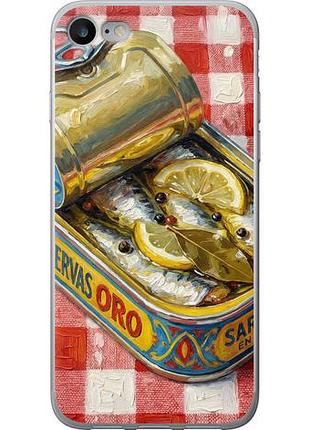 Чехол на iphone 7 vintage sardine tin phone из пластика fch_0160308