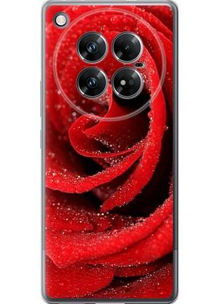 Чехол на infinix zero 40 5g красная роза из силикона fch_0169124