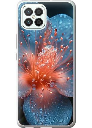 Чехол на huawei nova 8 se роса на цветке из силикона fch_0169562
