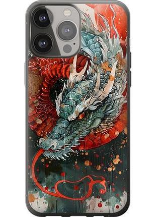 Чехол на iphone 13 pro max стихия огня из силикона fch_0170545