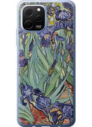 Чехол на huawei nova y61 винсент ван гог. ирисы из силикона fch_0169470