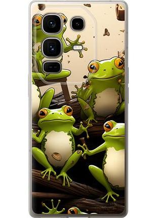 Чехол на infinix note 50 pro+ жабки из силикона fch_0171107