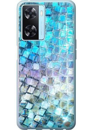 Чехол на oppo a57s переливающаяся чешуя из силикона fch_0170271