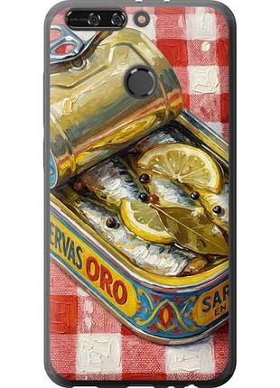 Чехол на huawei honor v9 / honor 8 pro vintage sardine tin phone из силикона fch_0171222
