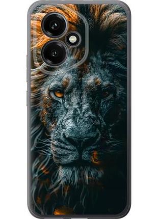 Чехол на huawei honor 400 5g лев в сумерках из силикона fch_0171266