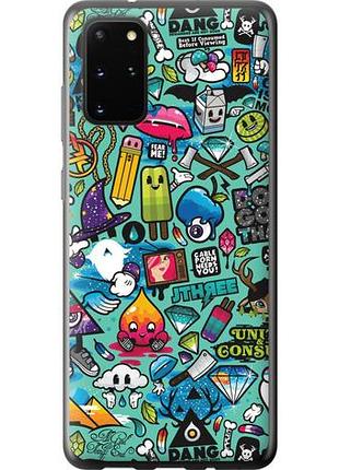 Чехол на samsung galaxy s20 plus стикер бомбинг 1 из пластика fch_0000758