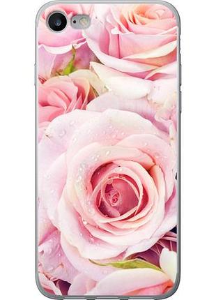 Чехол на iphone 8 розы из пластика fch_0170811
