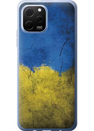 Чехол на huawei nova y61 флаг украины 2 из силикона fch_0171885