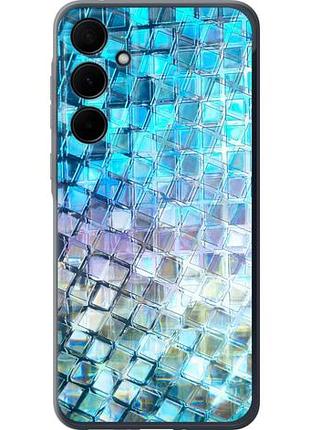 Чехол на samsung galaxy a35 переливающаяся чешуя из силикона fch_0170366