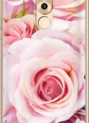 Чехол на huawei mate 9 lite розы из силикона fch_0170834