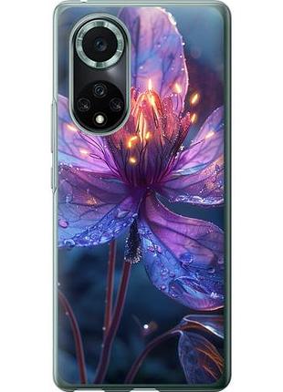 Чехол на huawei nova 9 pro магический цветок из силикона fch_0168863