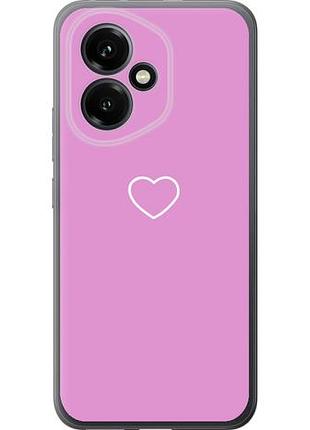 Чехол на huawei honor 400 5g сердце 2 из силикона fch_0168896