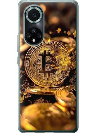 Чехол на huawei nova 9 pro золотая лихорадка биткойна из силикона fch_0168684