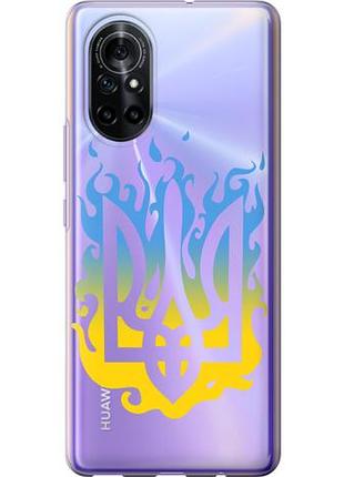Чехол на huawei nova 8 герб из силикона fch_0168960