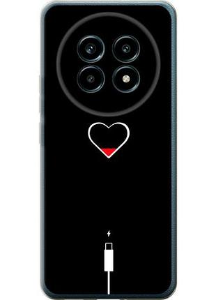 Чехол на realme 13 pro / 13 pro+ подзарядка сердца из силикона fch_0171803